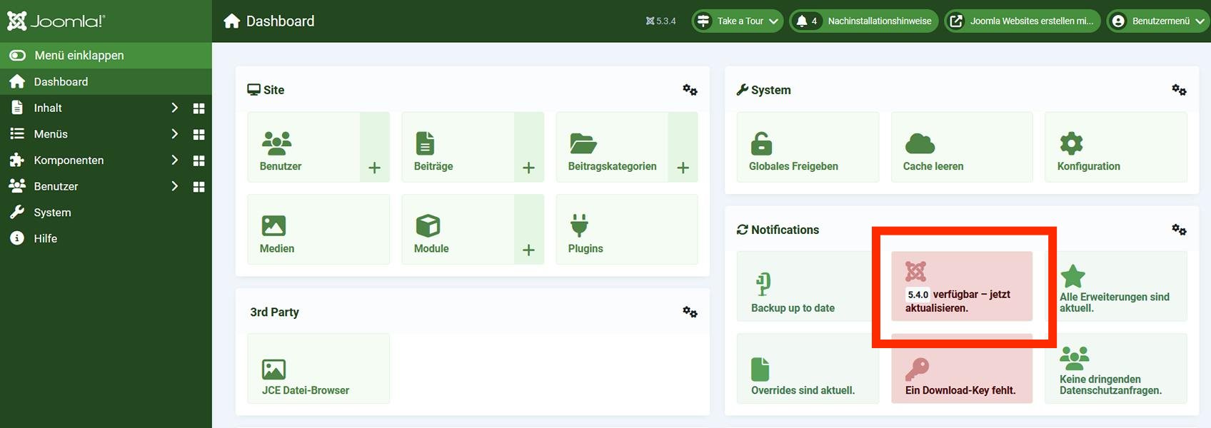 feser joomla 6 update 02