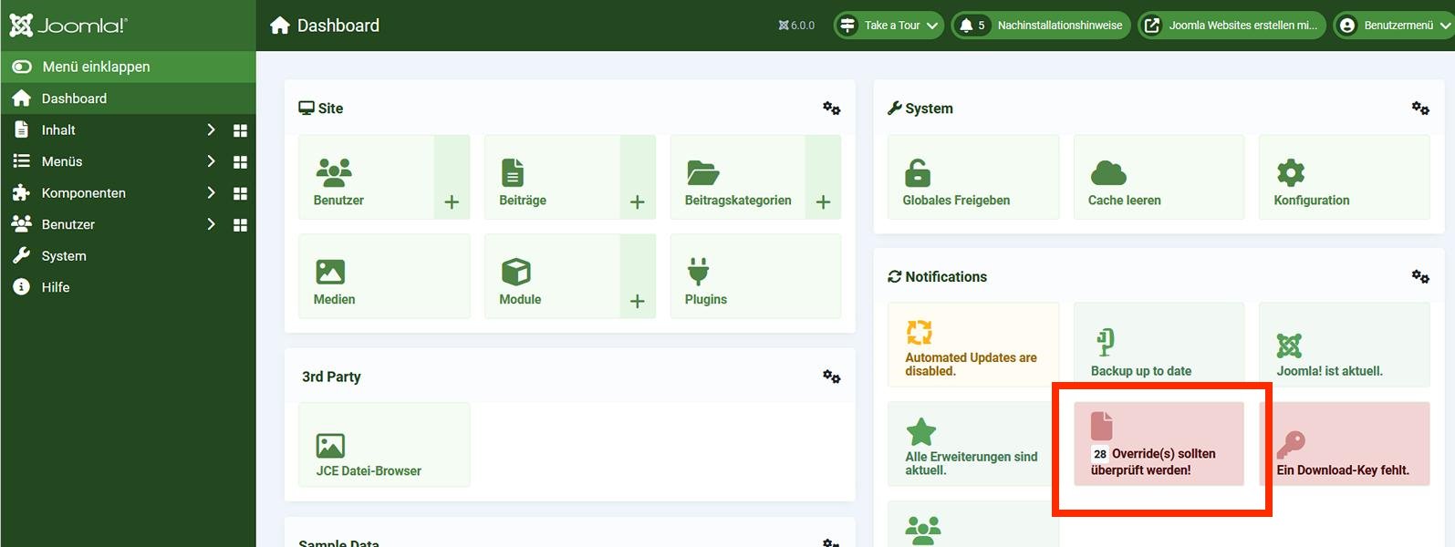 feser joomla 6 update 33